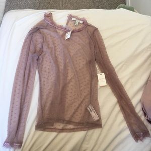 Forever 21 Sheer Blush Top